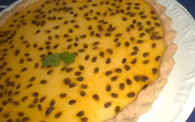 Torta mousse de maracujá