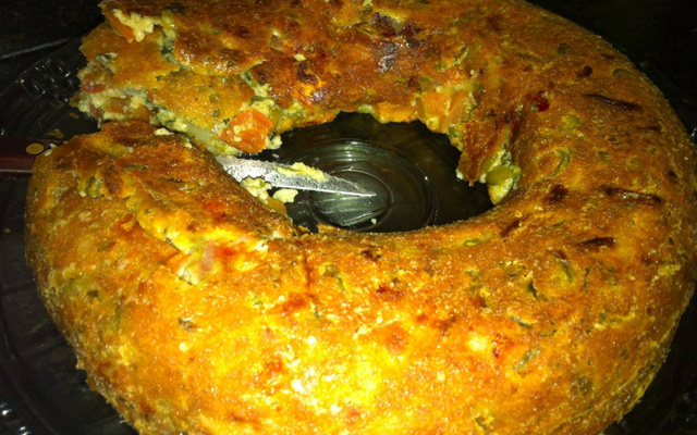 Bolo salgado da mamãe