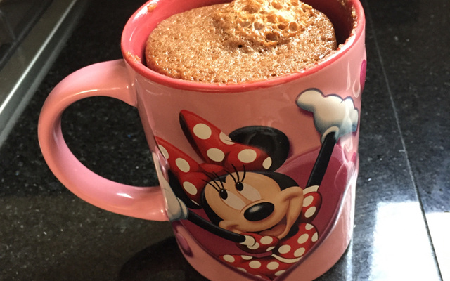 Bolo de caneca sem fermento