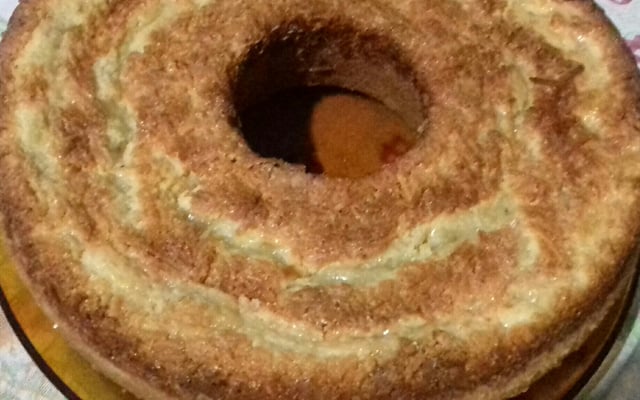 Bolo rápido de fubá cremoso