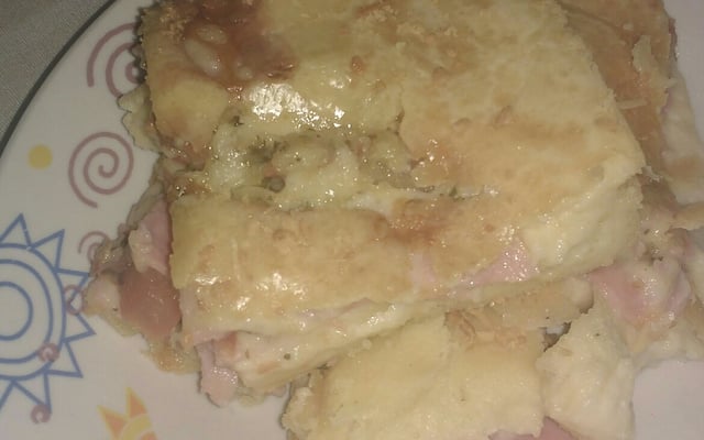Torta de Presunto e queijo (bauru)