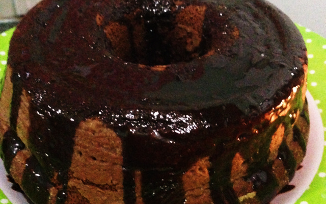 Bolo de chocolate (sem leite)