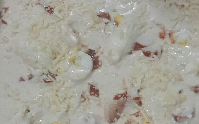 Cachorro quente de forno