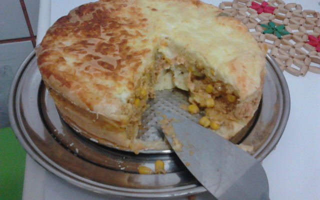 Torta salgada de liquidificador