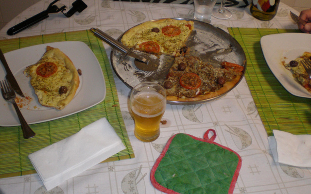 Massa prática para pizza