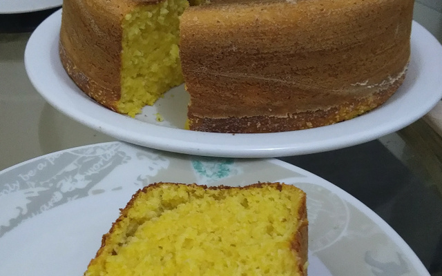 Bolo cremoso de milho em lata