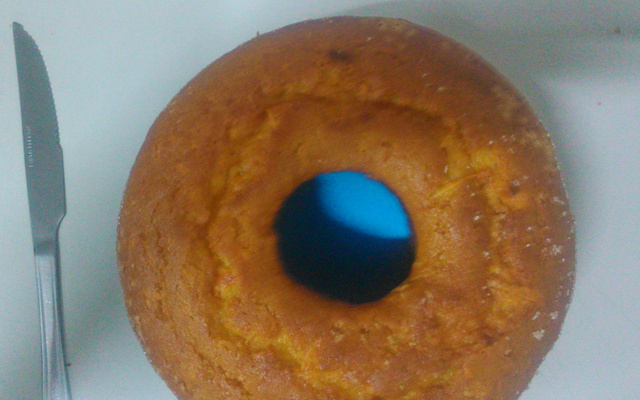 Bolo Cremoso de Fubá de Canjica