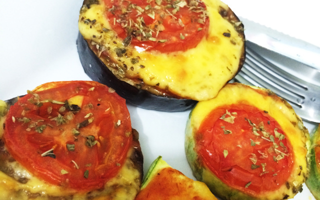 Abobrinha e berinjela ao forno