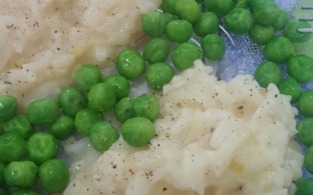 Risoto de alho poró