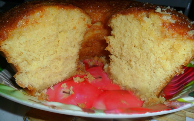 Bolo delícia de laranja