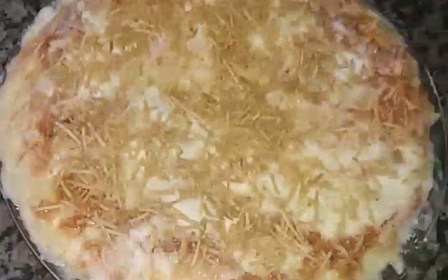 Batata recheada de micro-ondas