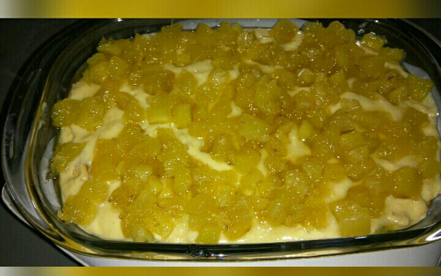 Pave delicia de abacaxi