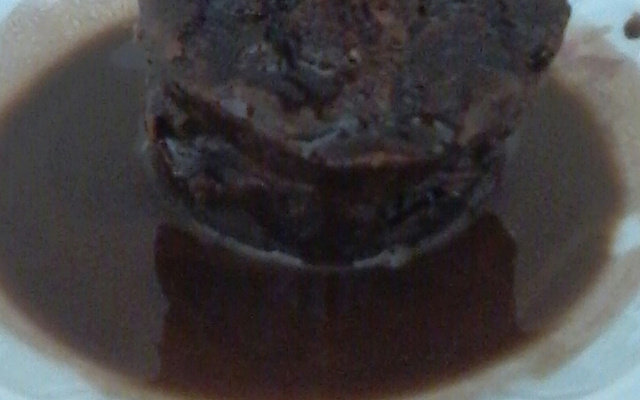 Bolo de caneca de chocolate