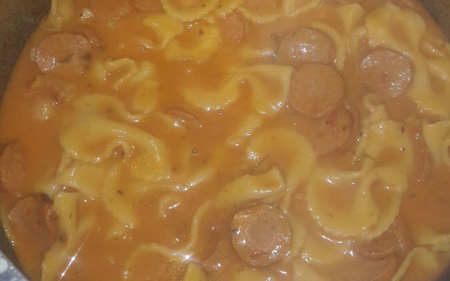 Macarrão com Salsicha