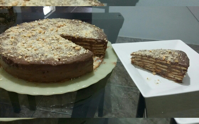 Bolo de palha italiana