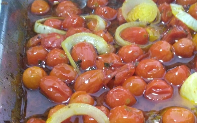 Tomate cereja confit