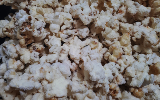 Pipoca de leite em pó