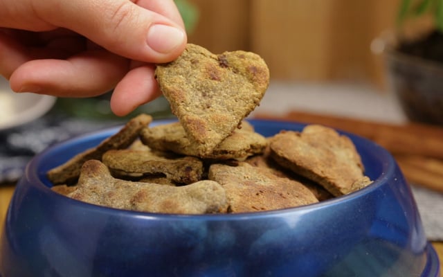 Biscoito canino fácil