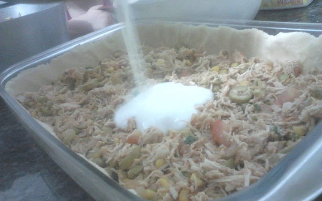 Empadão de frango da Judy