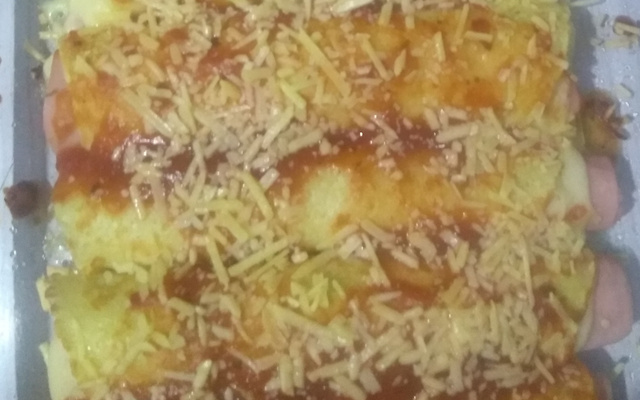 Panqueca de Presunto e Queijo