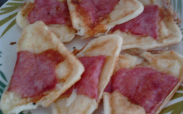 Pão de queijo de sanduicheira