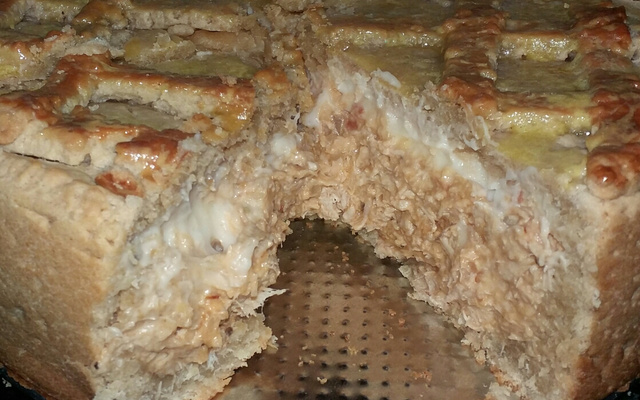 Torta de frango com catupiry - massa podre