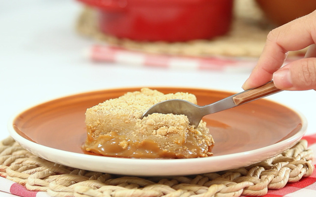 Torta de brigadeiro de paçoca