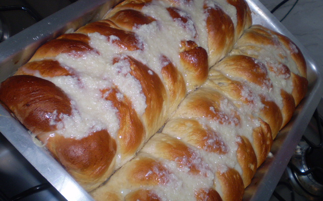 Rosca de canela e passas da Lú