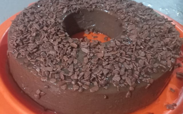 Brigadeirão com leite de coco