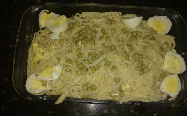 Macarrão com molho branco