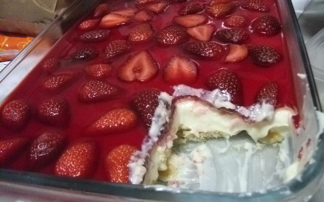 Delícia fácil de morango