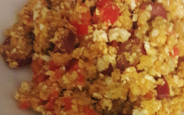 Farofa de ovo simples