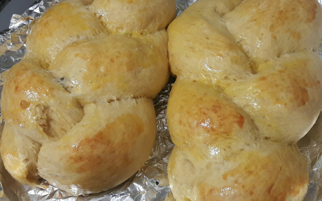 Pão de batata baroa da tia Zizi