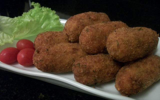 Croquete de bacalhau