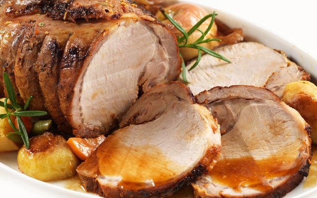 Lombo de porco assado