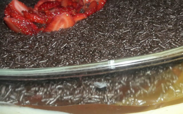 Bombom gigante de morango