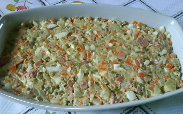 Salada fria (maionese)