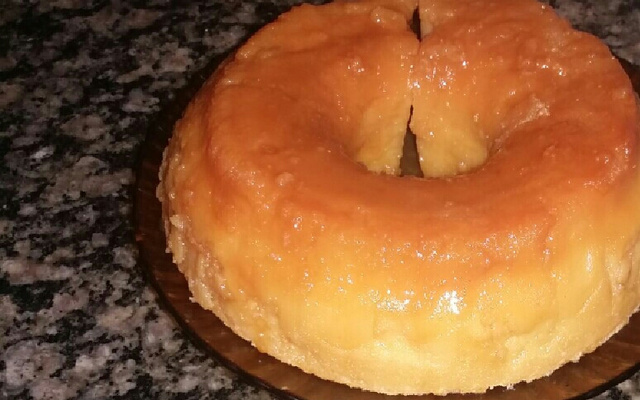 Bolo pudim pura tentação