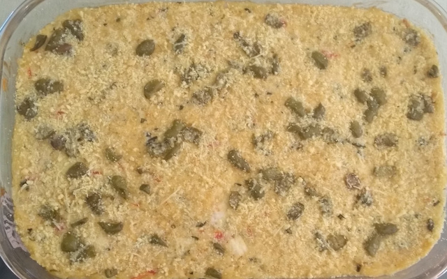 Risoto de frango e palmito