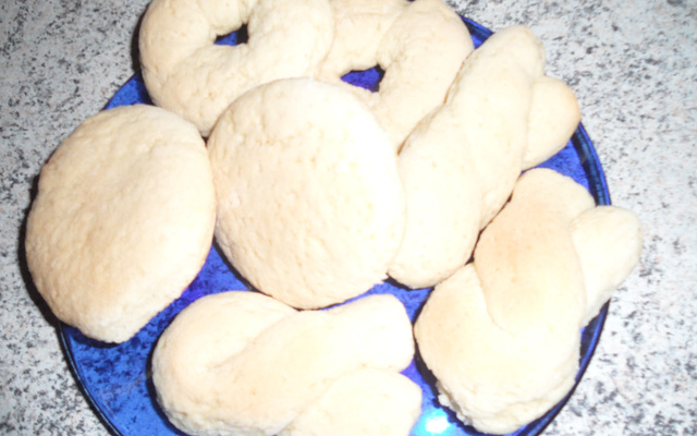 Bolachas de sal amoníaco deliciosa