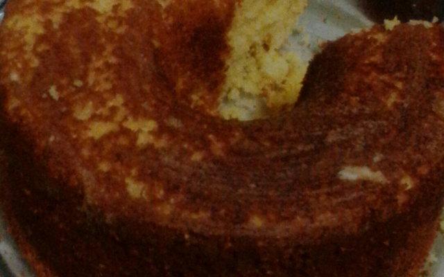 Bolo de flocos de Milho