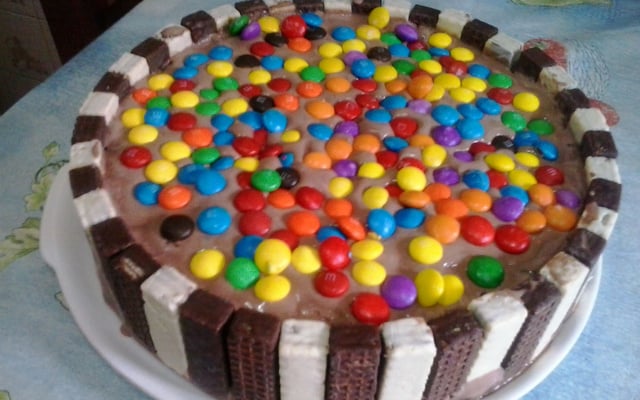 Pavê irresistível de Bis e sorvete