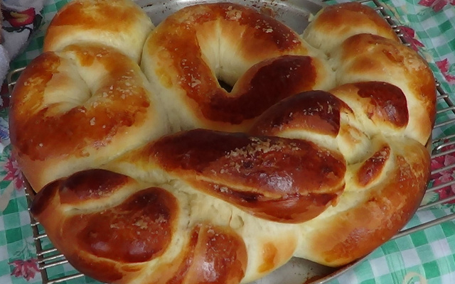 Pão de caracol caseiro