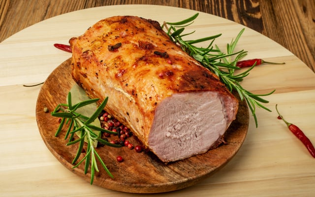 Lombo de porco assado