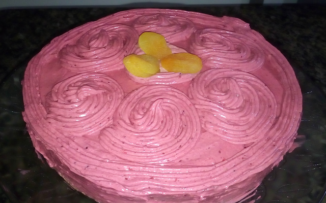 Mousseline de frutas para bolos