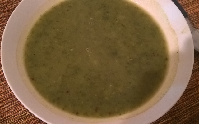 Caldo verde vegetariano da Fernanda