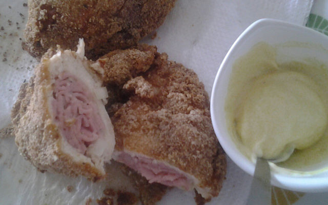 Rocambole de peito de frango