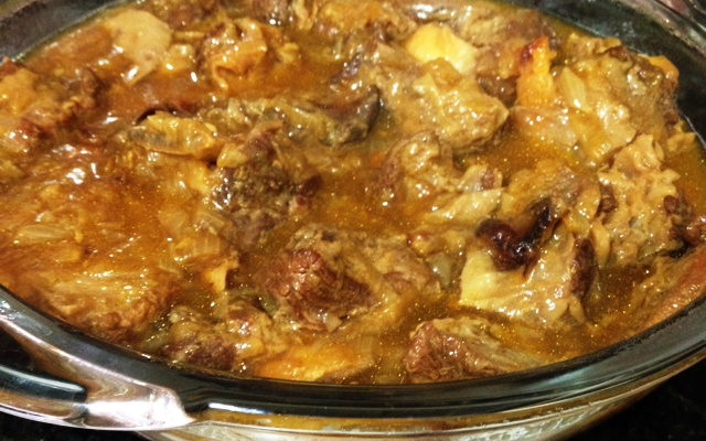 Costela deliciosa na cebola