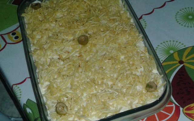 Torta simples de pão de forma