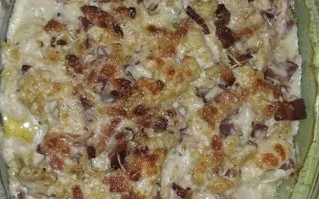 Couve-flor gratinada